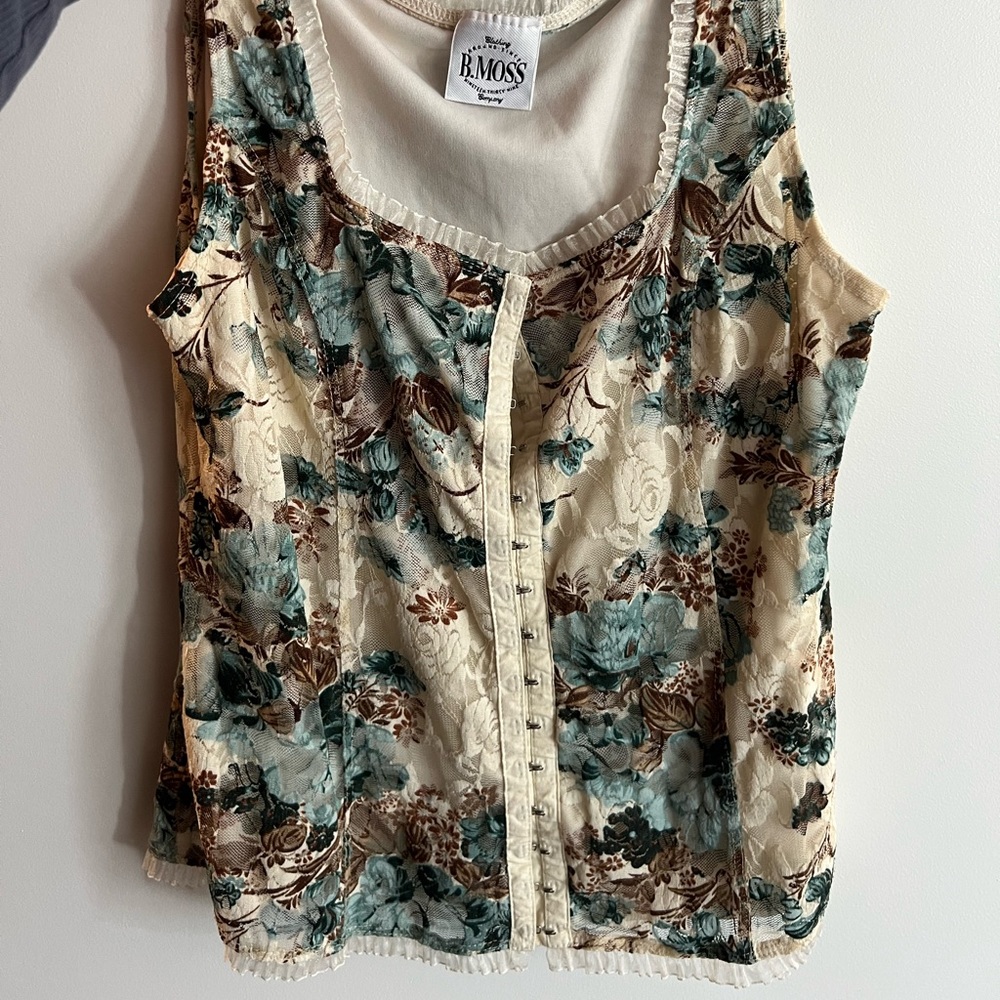 Floral Corset Top